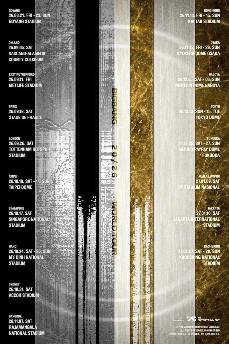 Kinh nghiệm đi concert BIGBANG 2026 World Tour tại Mỹ Đình - TravelEasy