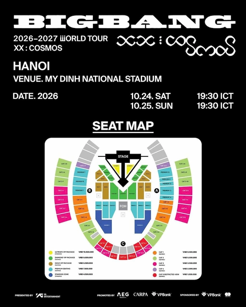 Kinh nghiệm đi concert BIGBANG 2026 World Tour tại Mỹ Đình - TravelEasy