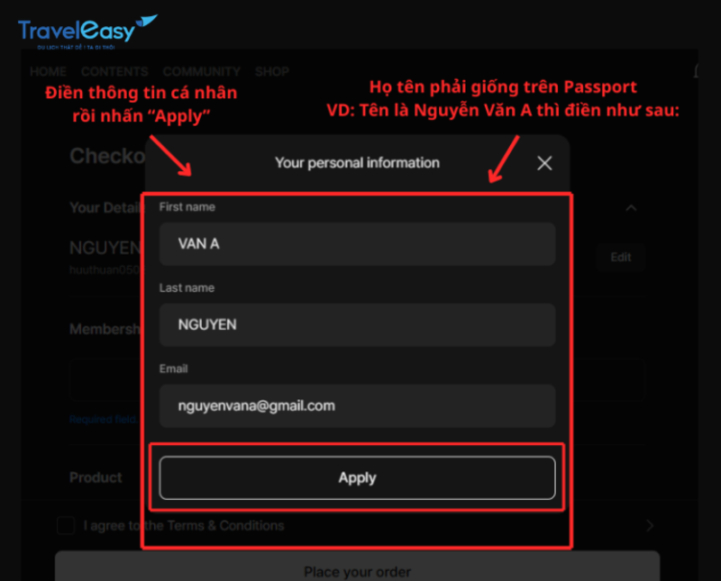 Hướng dẫn cách mua Membership BIGBANG - TravelEasy