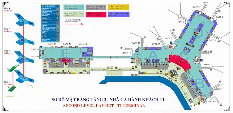 Kinh nghiệm đi sân bay Nội Bài: Sơ đồ, di chuyển và gửi xe - TravelEasy