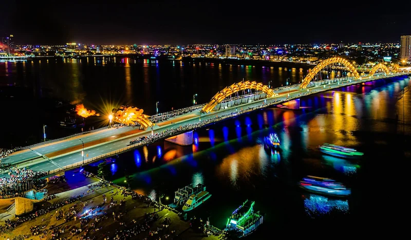 Lịch phun lửa cầu Rồng Đà Nẵng mới nhất - TravelEasy