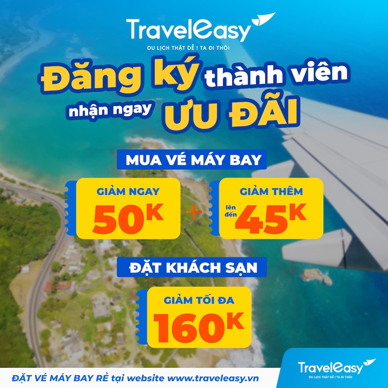 Voucher du lịch 5 triệu - TravelEasy