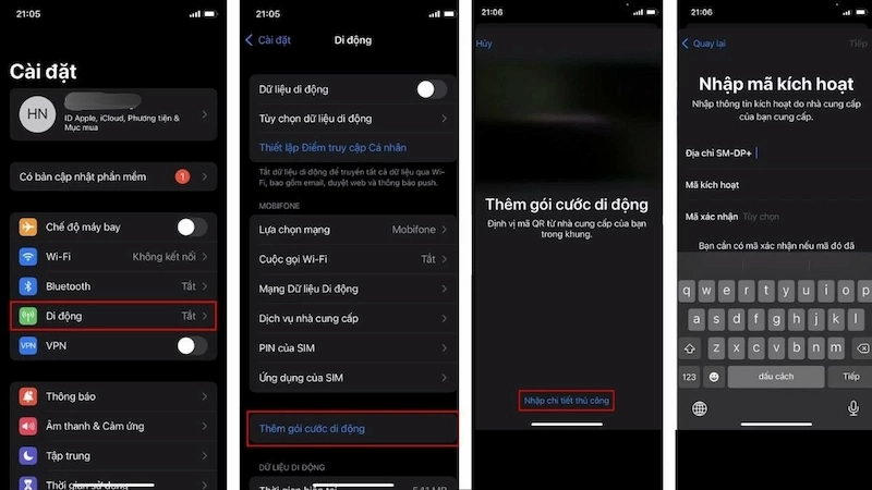 Cách cài eSIM iPhone chi tiết cho người mới - TravelEasy